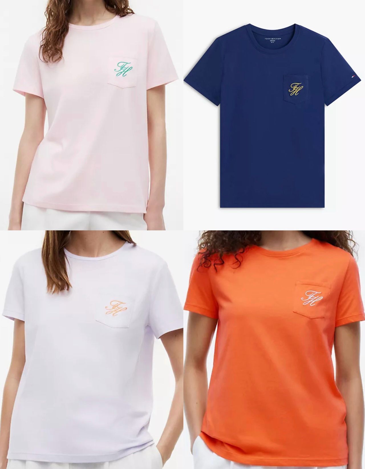 Tommy Hilfiger 女裝有袋 Tee F4