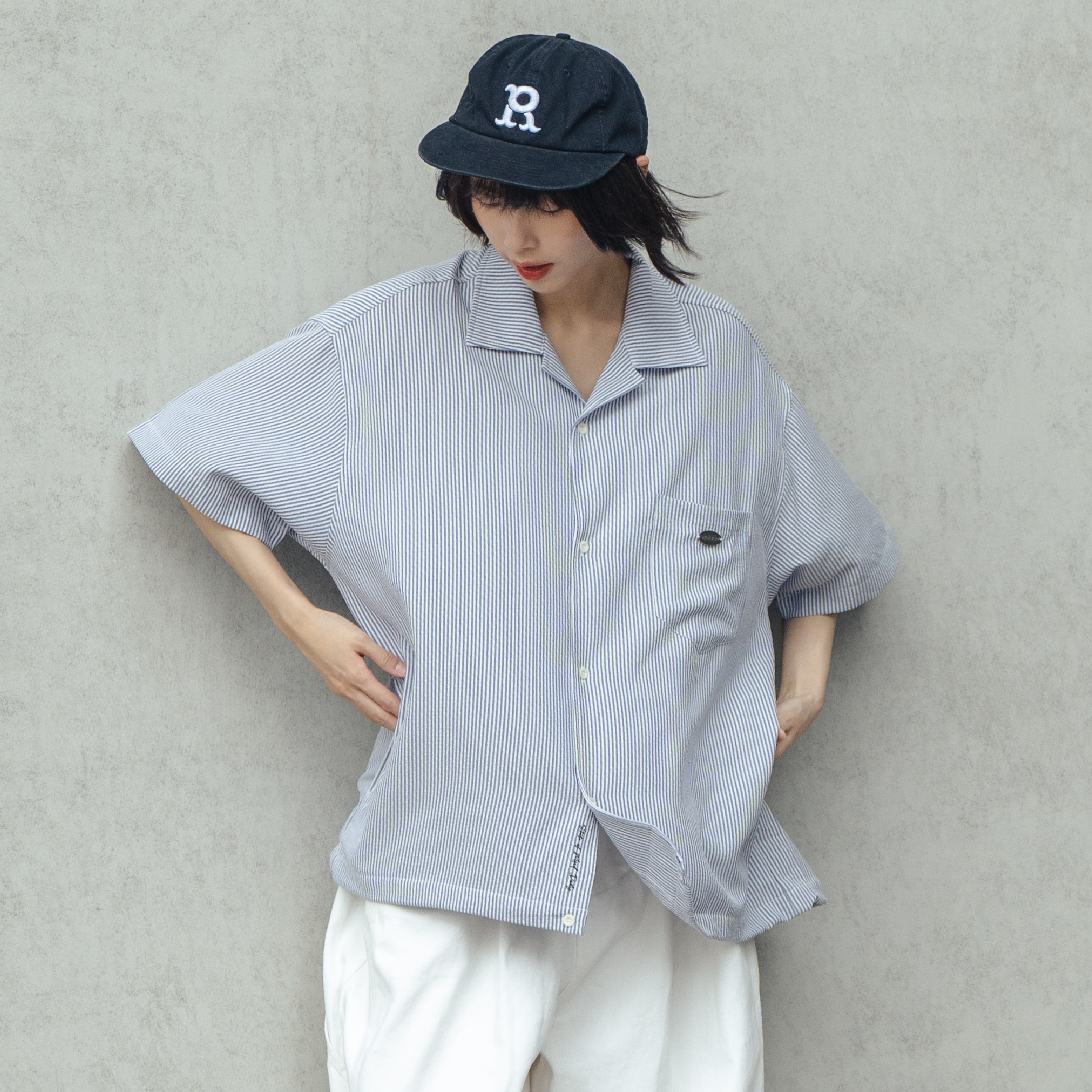 ORDINARY Seersucker Cuban Shirt 泡泡紗 古巴襯衫