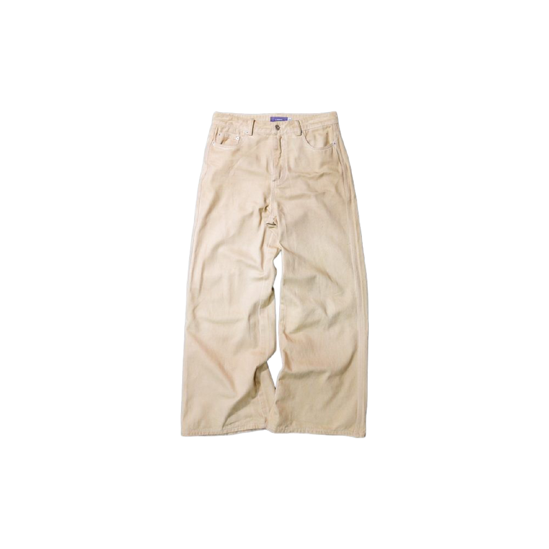 LiSenZ Chalk Faded Denim 卡其 微喇叭 丹寧 長褲