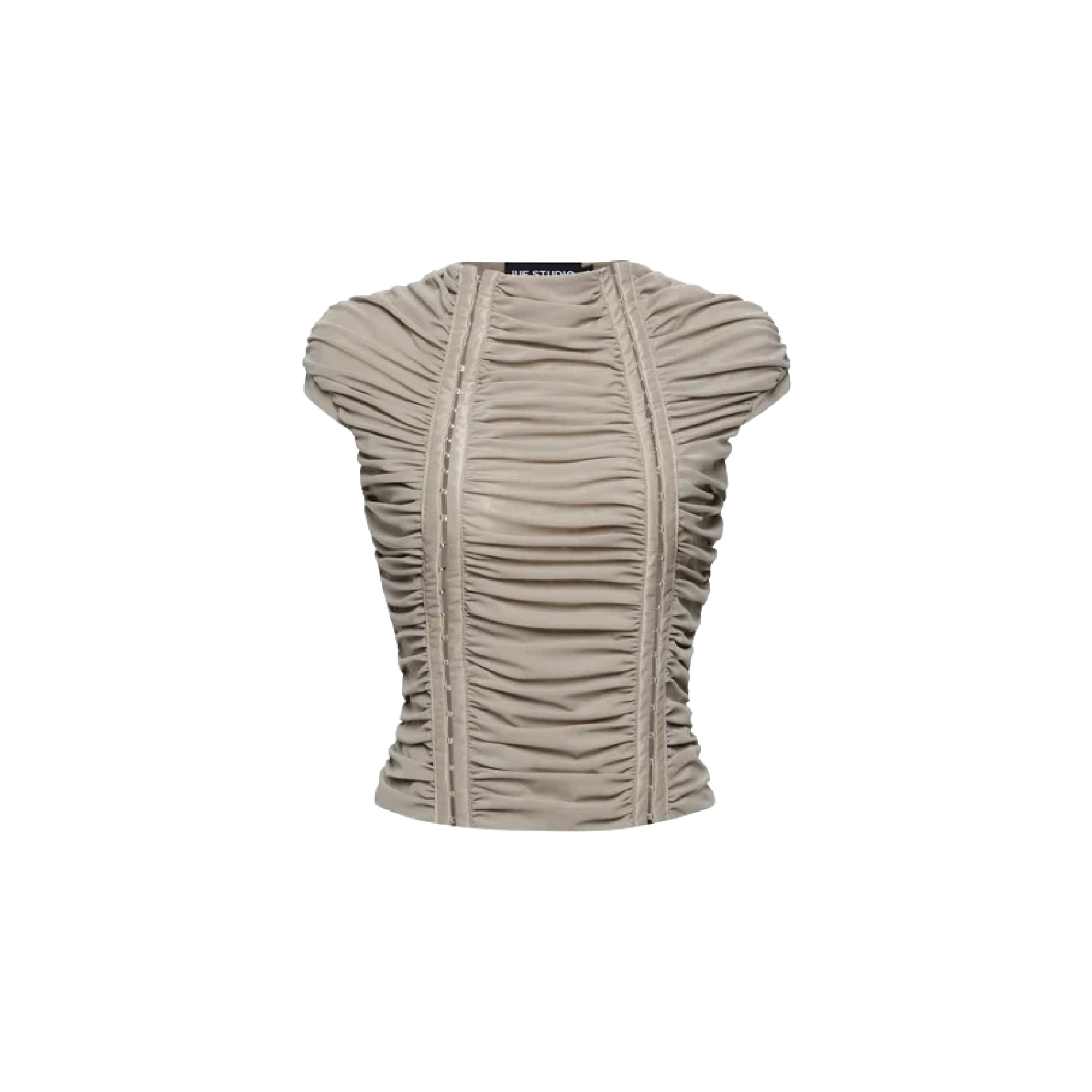 IUE STUDIO T-U206 RUCHE WAVY TOP