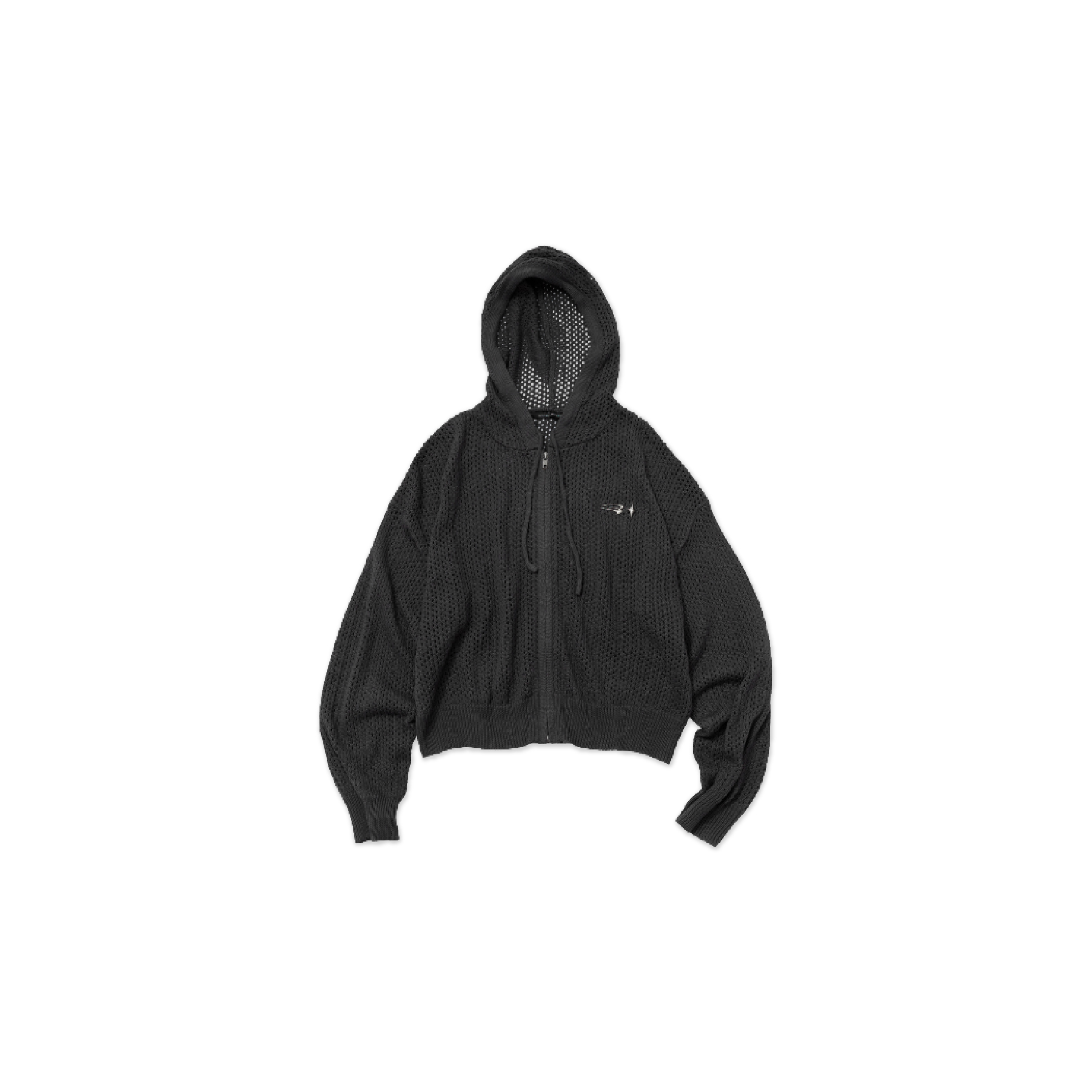 E’TREALOUEST 26SS Hole Knit Double Zipper Sweater 洞洞 拉鍊 毛衣