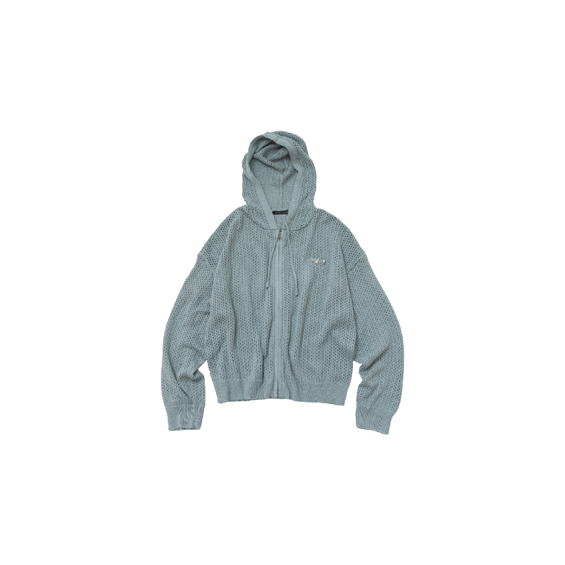 E’TREALOUEST 26SS Hole Knit Double Zipper Sweater 洞洞 拉鍊 毛衣