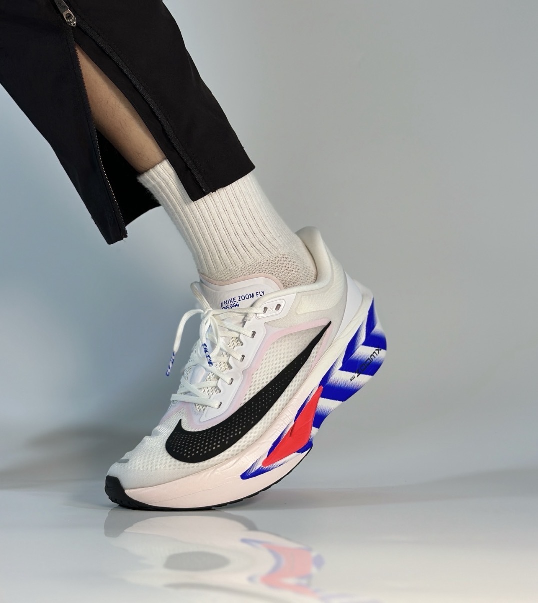 男鞋 NIKE ZOOM FLY 6 白藍粉 緩震 透氣 碳纖維 慢跑 運動鞋【II7285-100】
