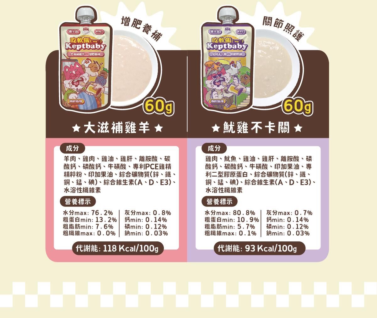 沙發馬鈴薯｜吃軟飯 熟齡貓主食餐包 60g