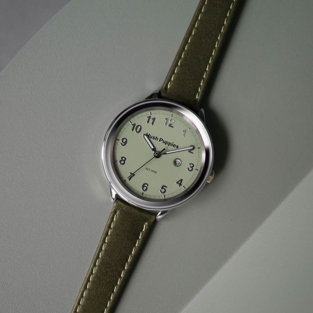 1958 / Three-hand Date Leather