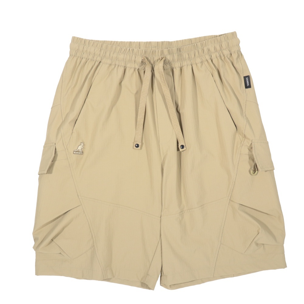 KANGOL 短褲 卡其 剪接 休閒短褲 中性 6525154032