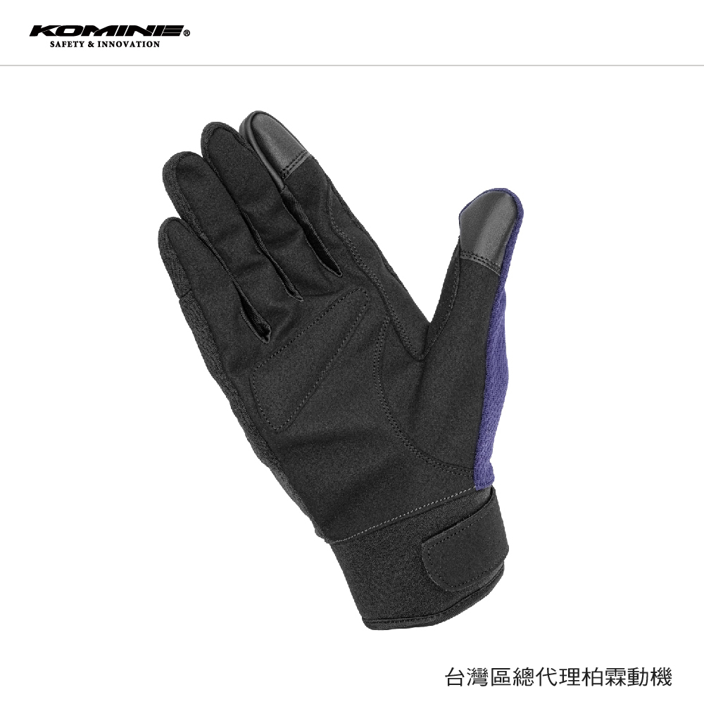 【KOMINE】EN-002 Motorcycle Summer Mesh Gloves Lightweight Touchscreen Non-Armored Riding Gloves