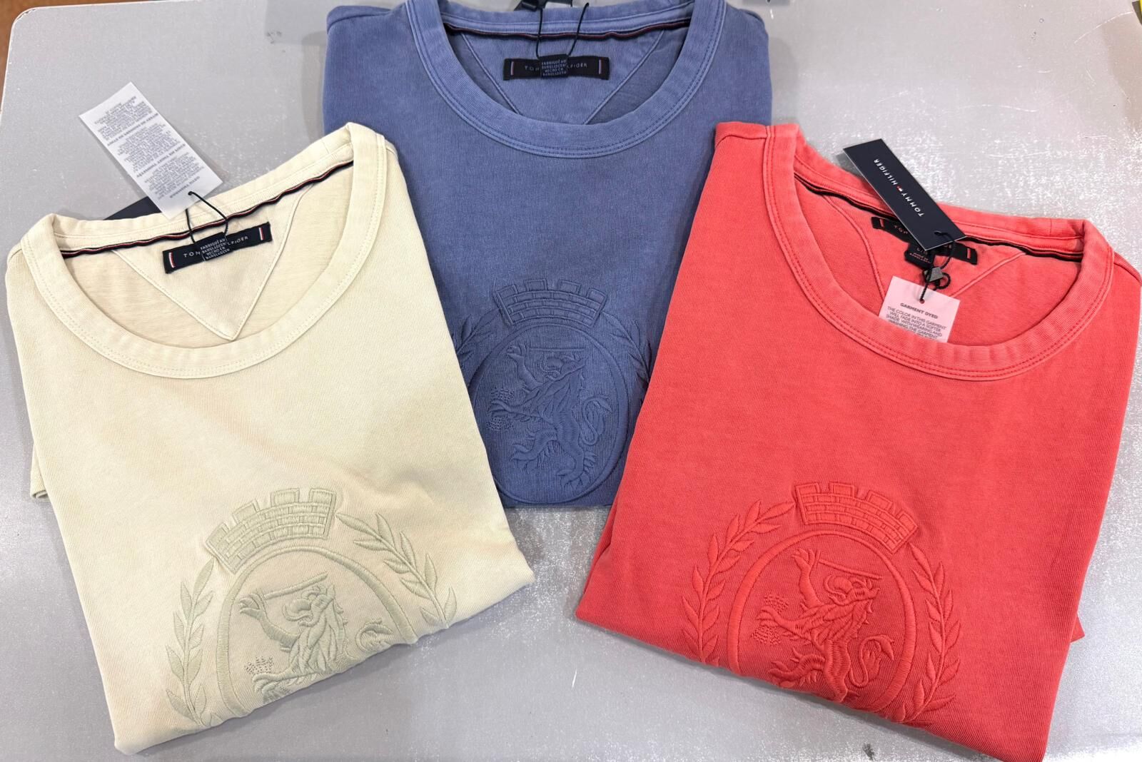 Tommy Hilfiger 男裝大刺繡英倫風 Tee M6