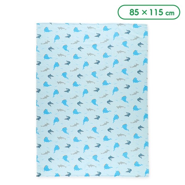 【Nishimatsuya】Super Soft Non-Twist Cotton Towel Blanket - Shark