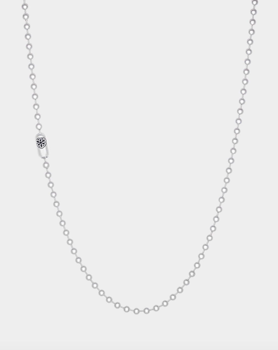 Poplock Necklace - Rosette Heart - A