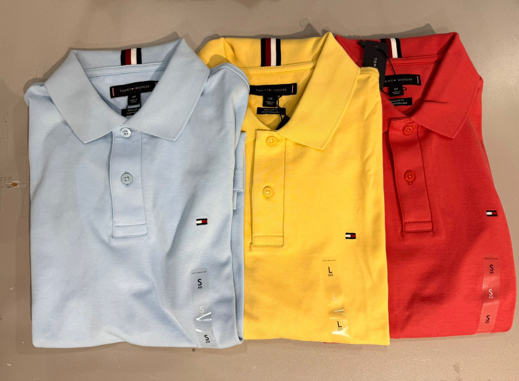 Tommy Hilfiger 男裝淨色純綿 Polo (彩色系) M11