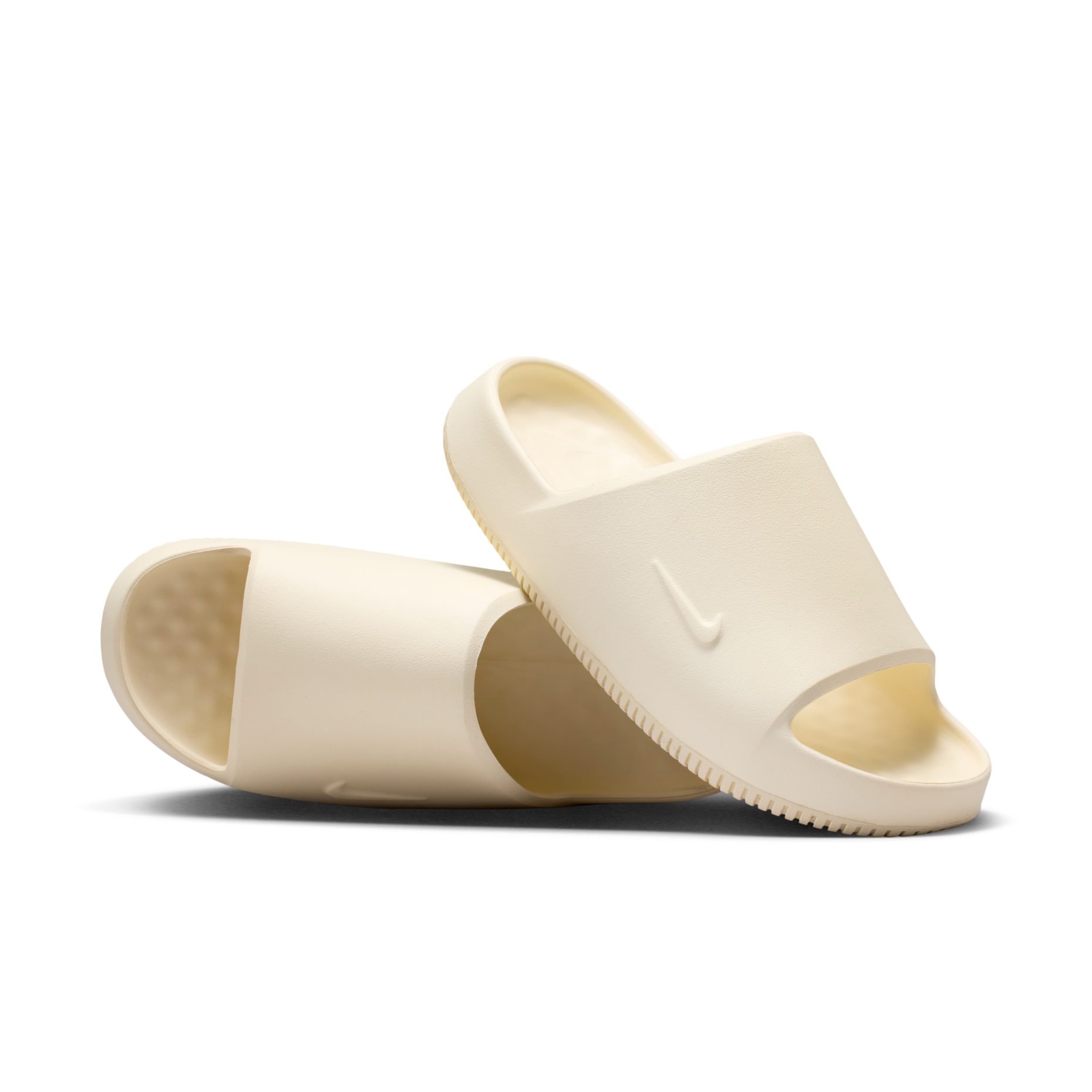 男鞋 NIKE CALM SLIDE 2.0 椰奶白 柔軟 休閒 橡膠外底 防水 拖鞋【IB0183-101】