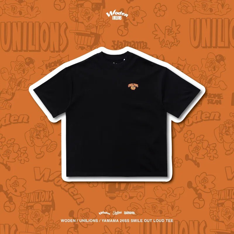WODEN 26SS 011  UNI x YAM Smile Out Loud Tee