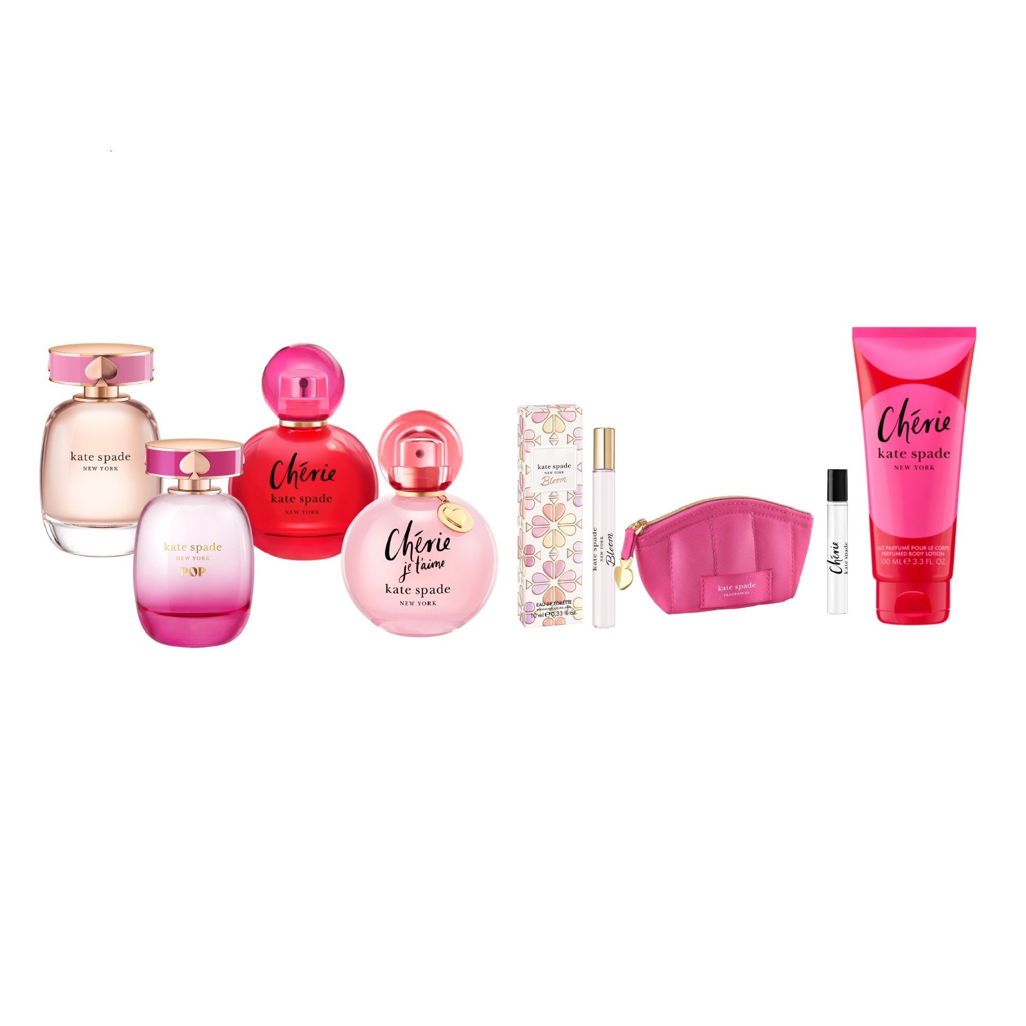 【鋒恩香水】KATE SPADE桃氣泡泡淡香精100ml+40ml(贈桃氣花語香水10ml+香水筆7.5ml+身體乳100ml)