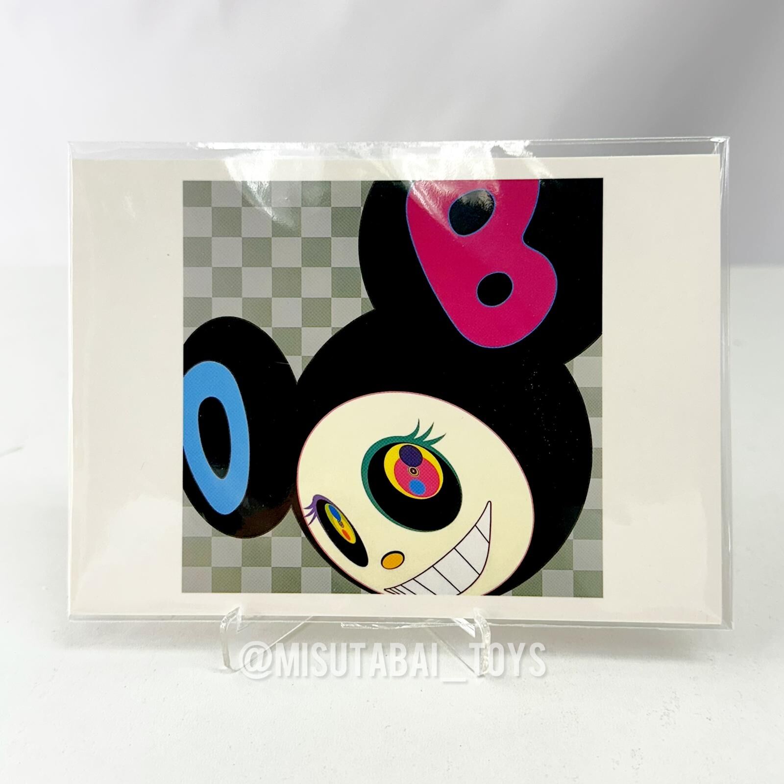 Takashi Murakami postcard-And then,and then and then and then and then/AND THEN Black