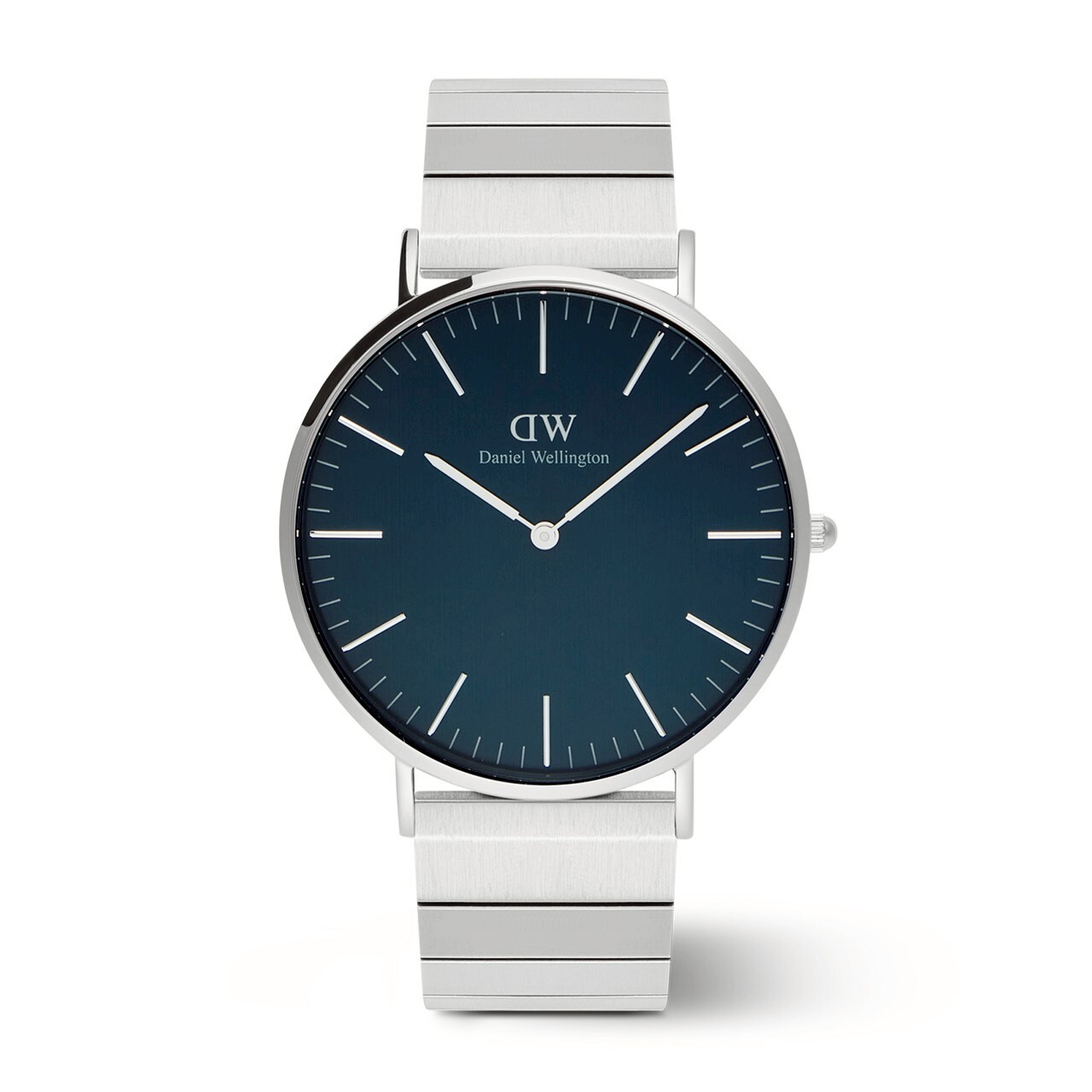 【DW Daniel Wellington】Piano Pink Onyx Unitone藍面手錶DW00100776 40mm 現代鐘錶