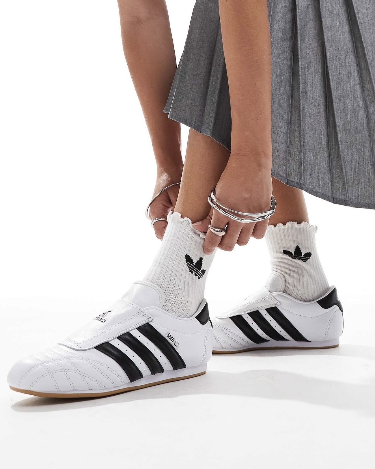 【Focus Store】預購 Adidas SMII-LS Taekwondo "White" 黑白 女款 JQ4774