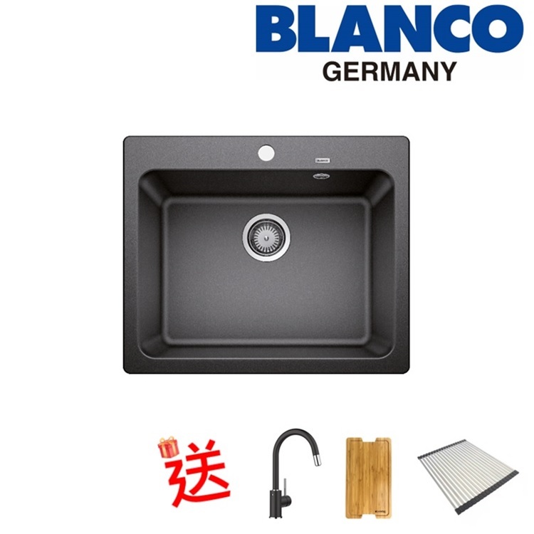 Blanco "Naya 6" 519638 Countertop Granite composite kitchen sink with Waste Kit (Anthracite)