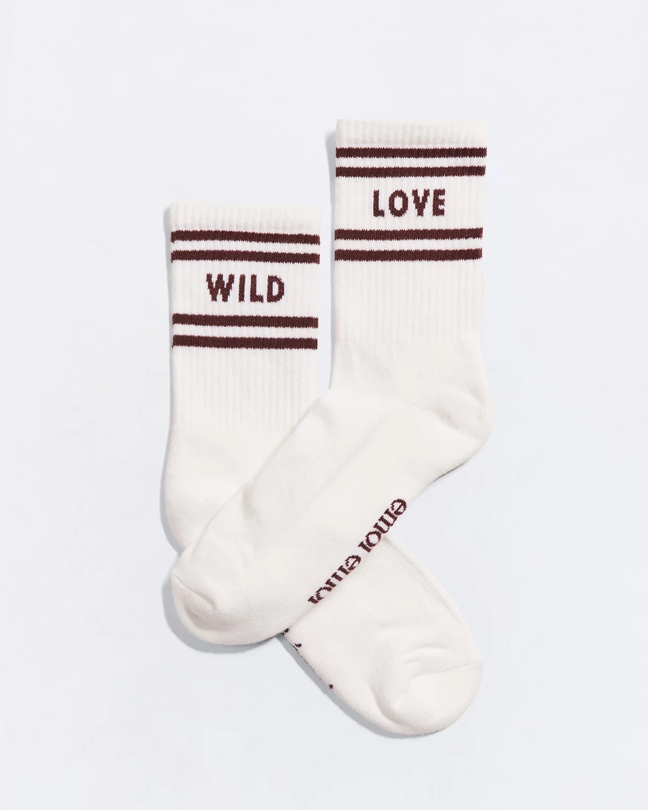 Wild Love Socks – Cream & Chocolate| émoi émoi