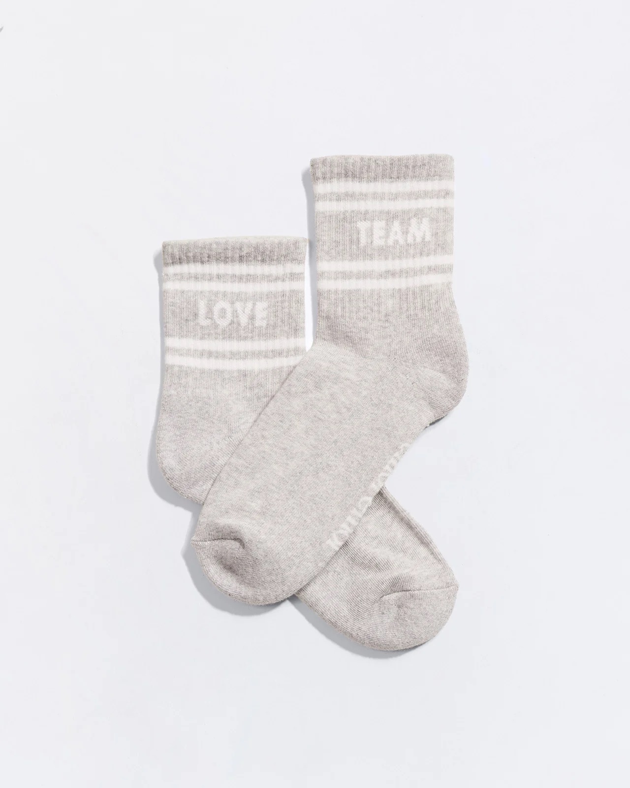 Love Team Socks – Heather Grey | émoi émoi