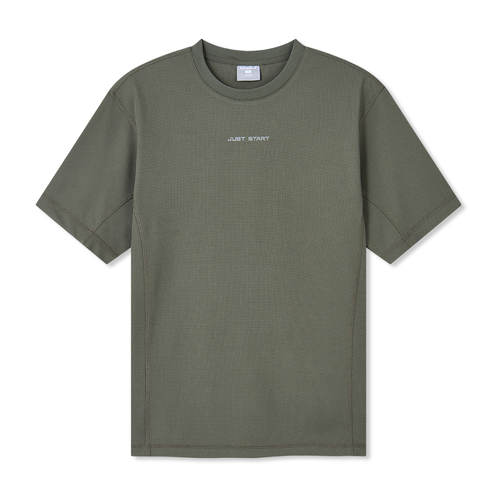 Men Waffle Short Sleeves Tee