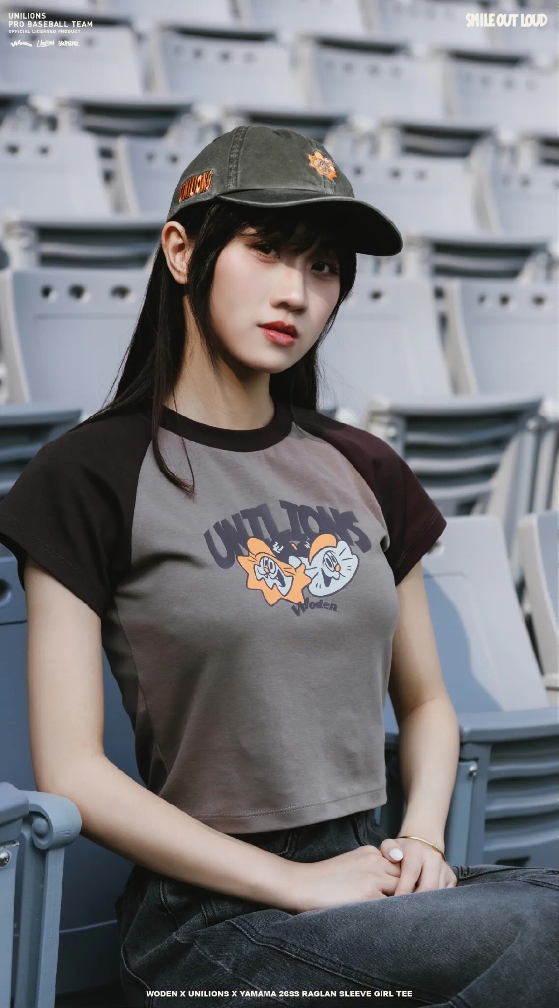WODEN 26SS 012 UNI x YAM Raglan sleeve GIRL TEE