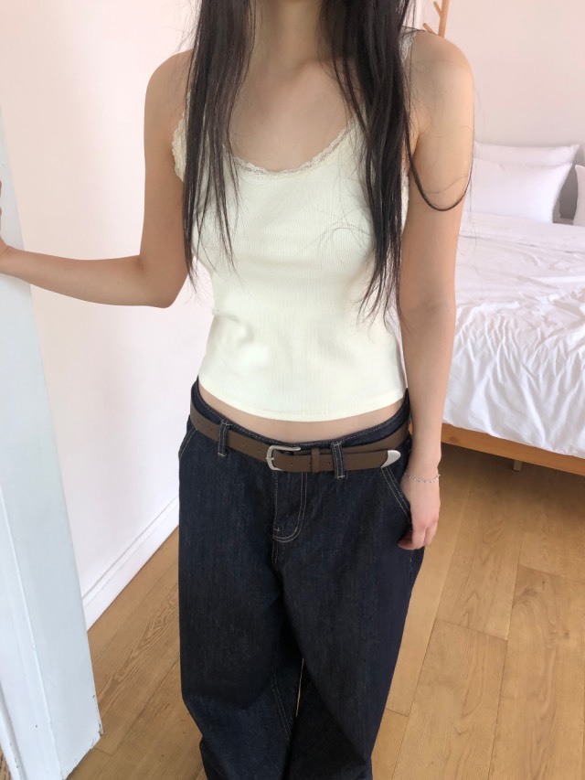 蕾絲小吊帶 雷斯小背心 無袖上衣