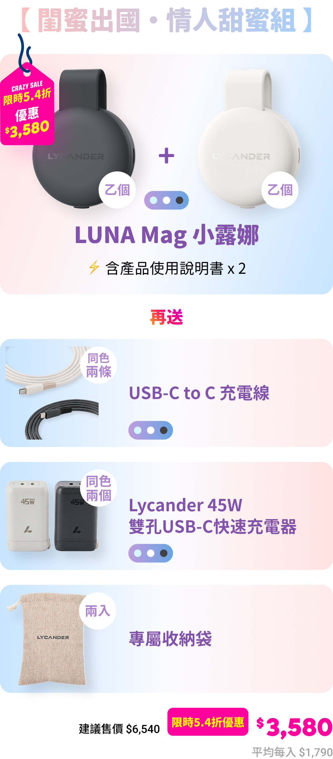 LUNA Mag 小露娜-閨蜜出國。情人甜蜜組