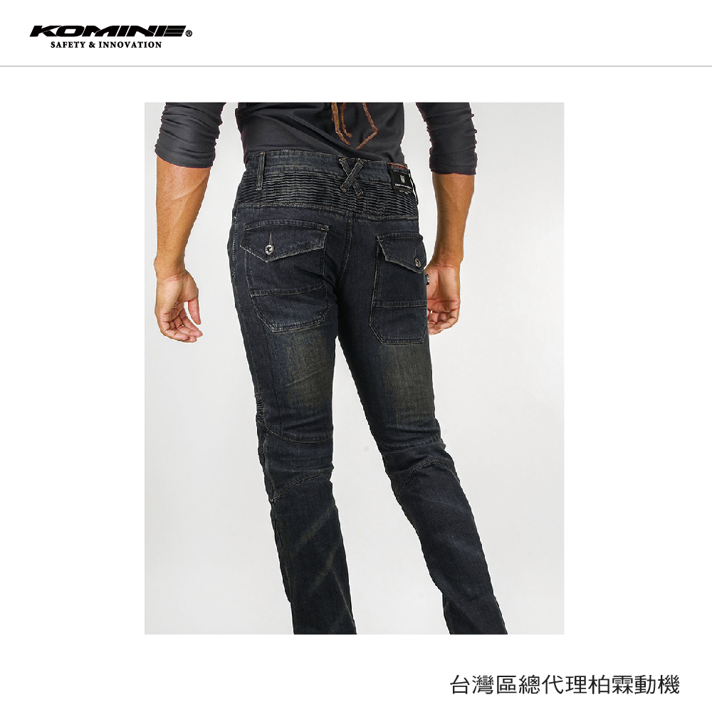 【KOMINE】 PK-728  夏季防摔牛仔褲