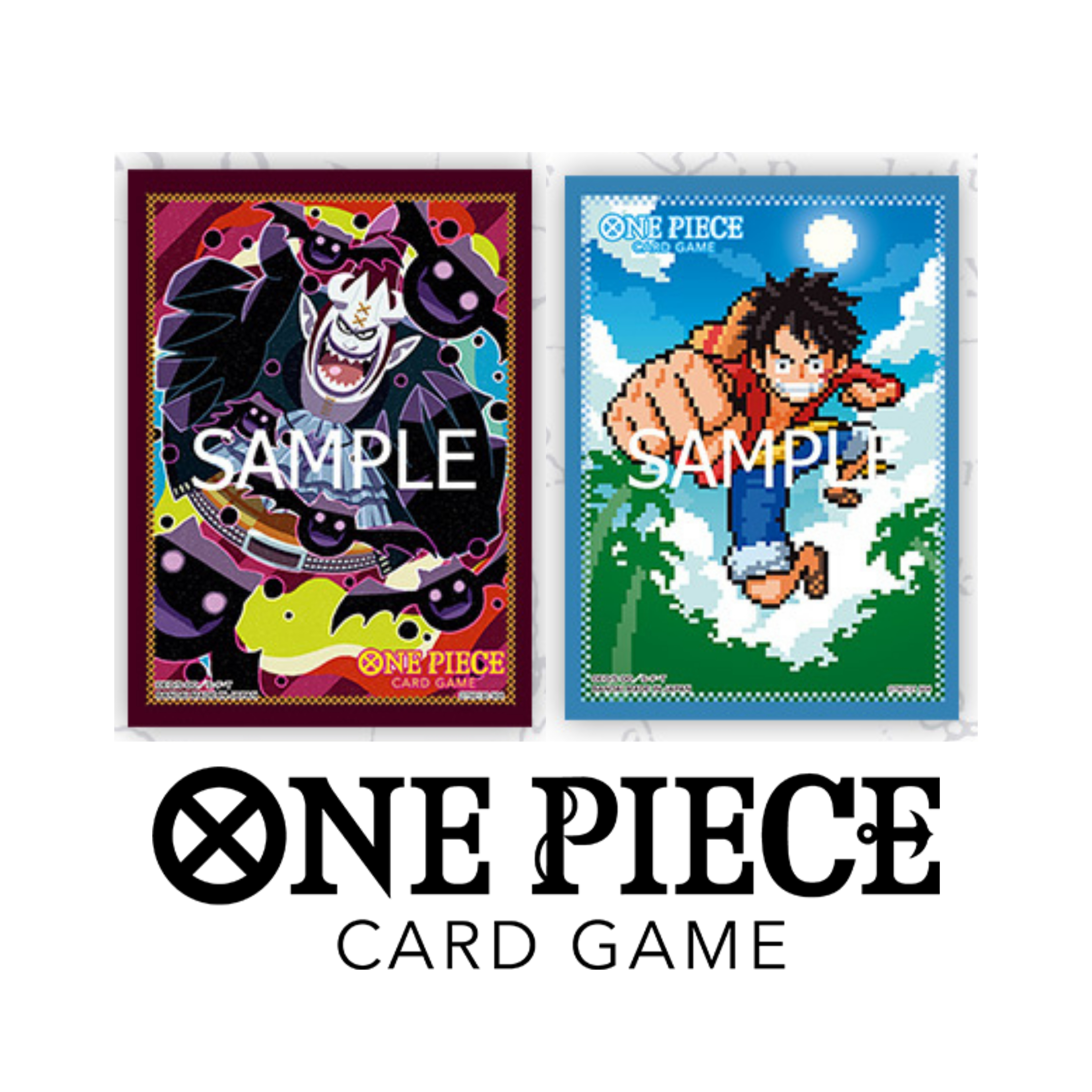 全新現貨 OPCG ONE PIECE CARD GAME 海賊王咭牌遊戲 周邊產品 官方卡套 8 月光・摩利亞 / 蒙其・D・魯夫 路飛 GOODS OFFICIAL CARD SLEEVES 8 Gecko Moria / Monkey.D.Luffy 行版