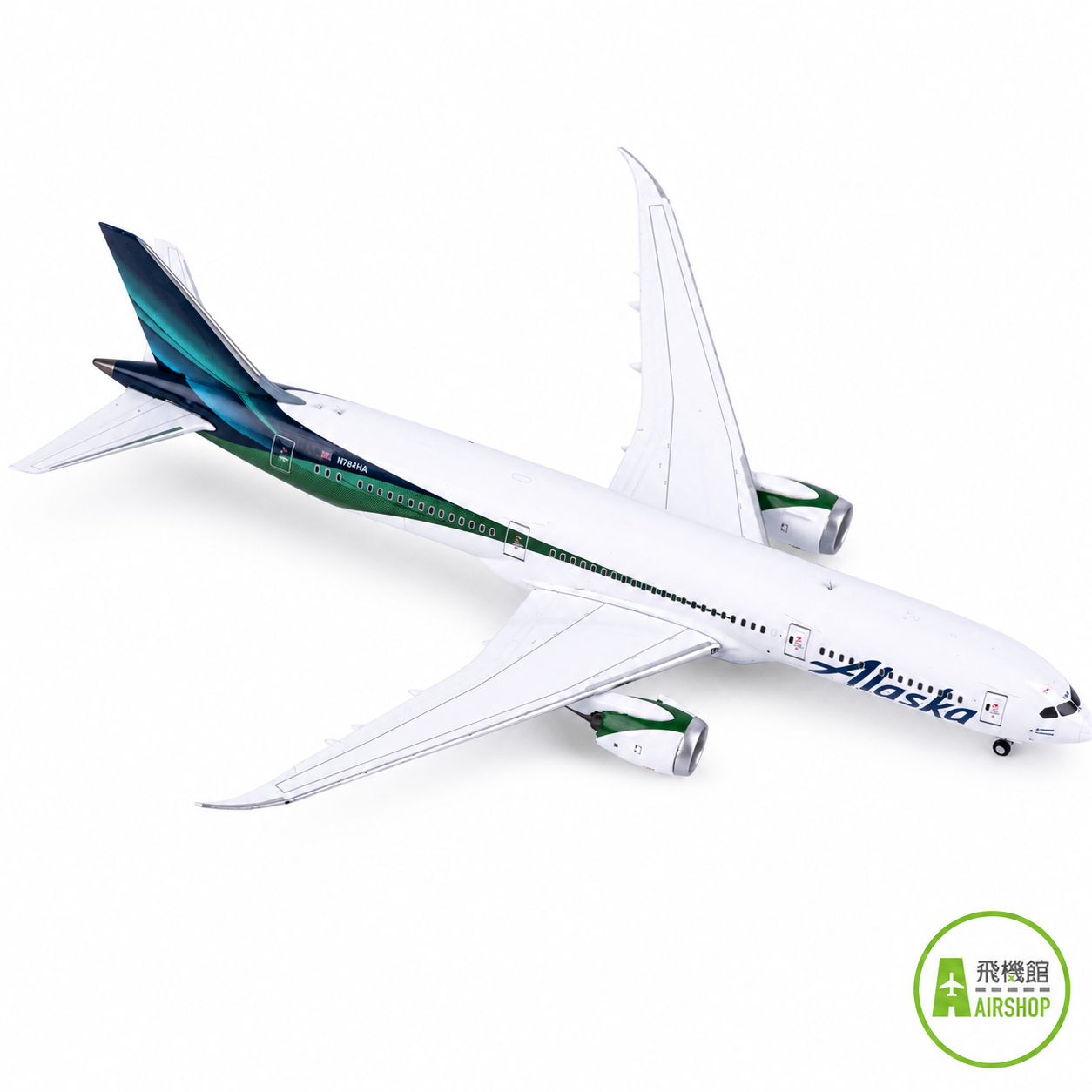 NG model 阿拉斯加航空 波音787-9  N784HA 極光新塗裝 精裝版
