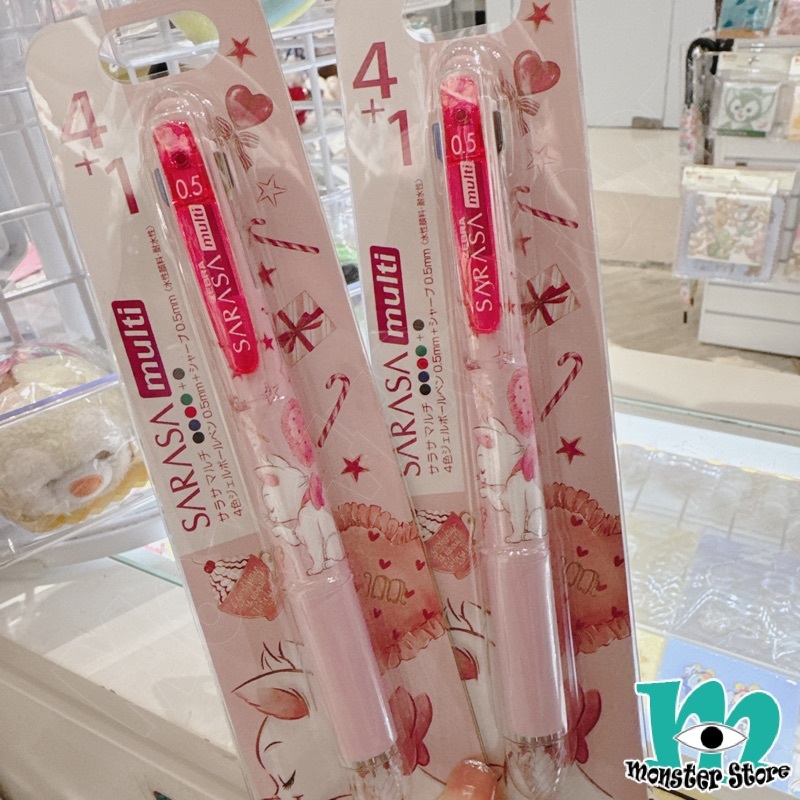 瑪莉貓4色原子筆連鉛芯筆
