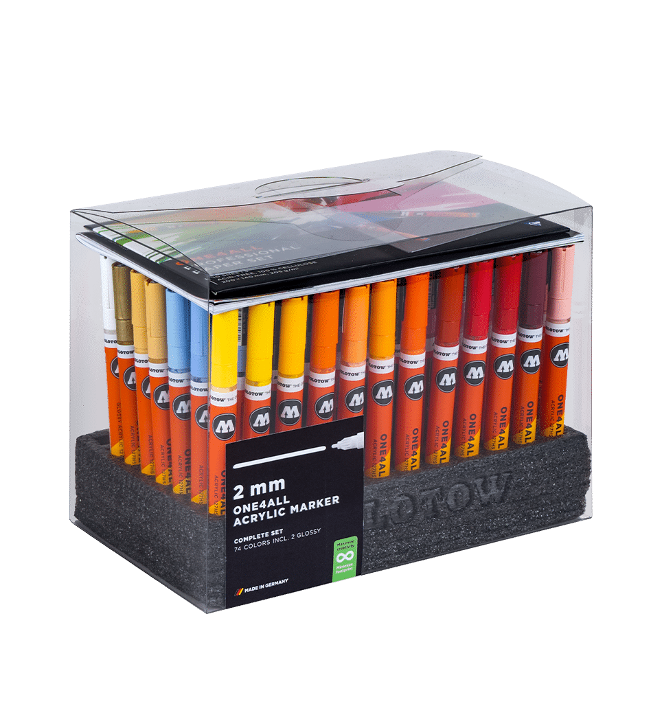 ONE4ALL Complete Set 2mm 74 colors 2mm