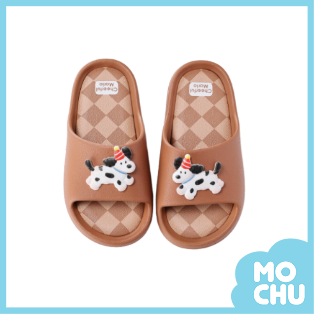 斑點萌犬防滑拖鞋(二色)