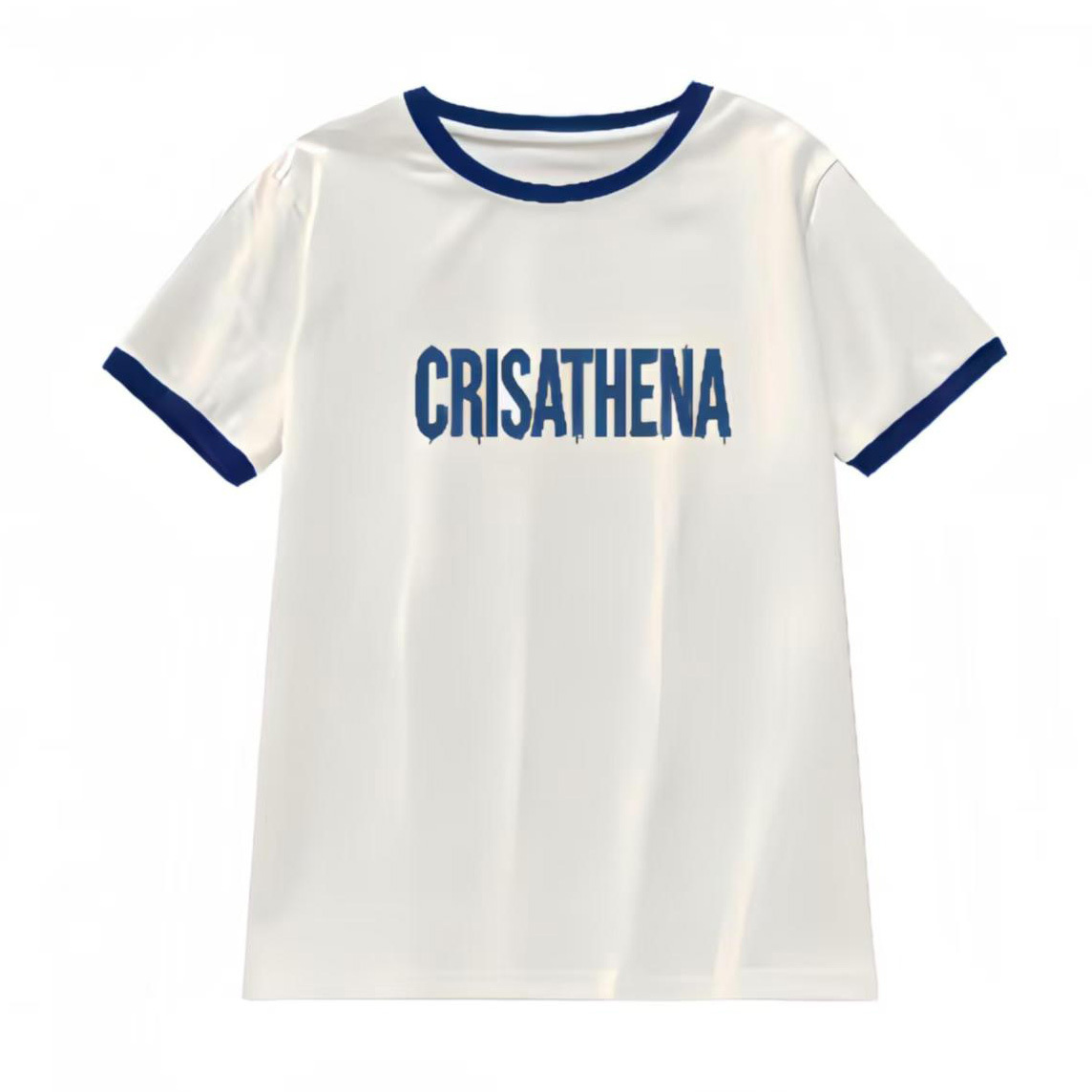 0519CT30-CRISATHENA-COLLECTION-Crisathena Graffiti T 恤 綠白色/ 黑白色/ 白藍色 S-M/ L-XL (A30)