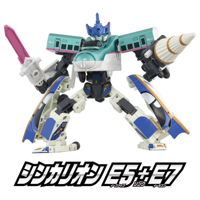 《 TAKARA TOMY 》 新幹線變形機器人 SGX-E5E7 E5E7 組合豪華組(2026復刻版)
