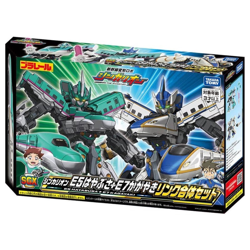 《 TAKARA TOMY 》 新幹線變形機器人 SGX-E5E7 E5E7 組合豪華組(2026復刻版)