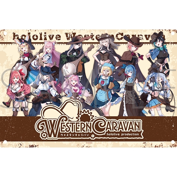 「官品代購」hololive x animate 「ウェスタンキャラバン」Western Caravan 周邊 第2彈