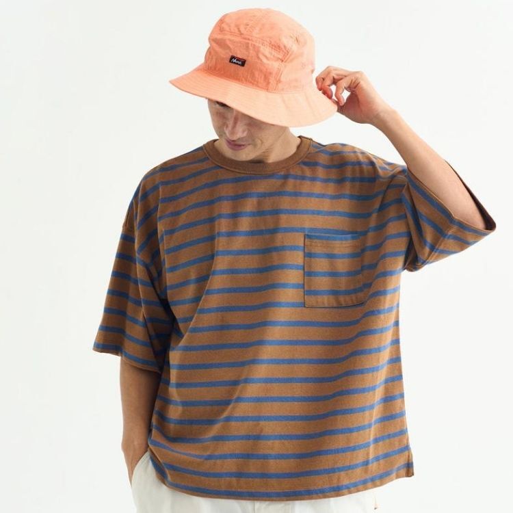 ECO HYBRID LOOSE FIT BORDER TEE