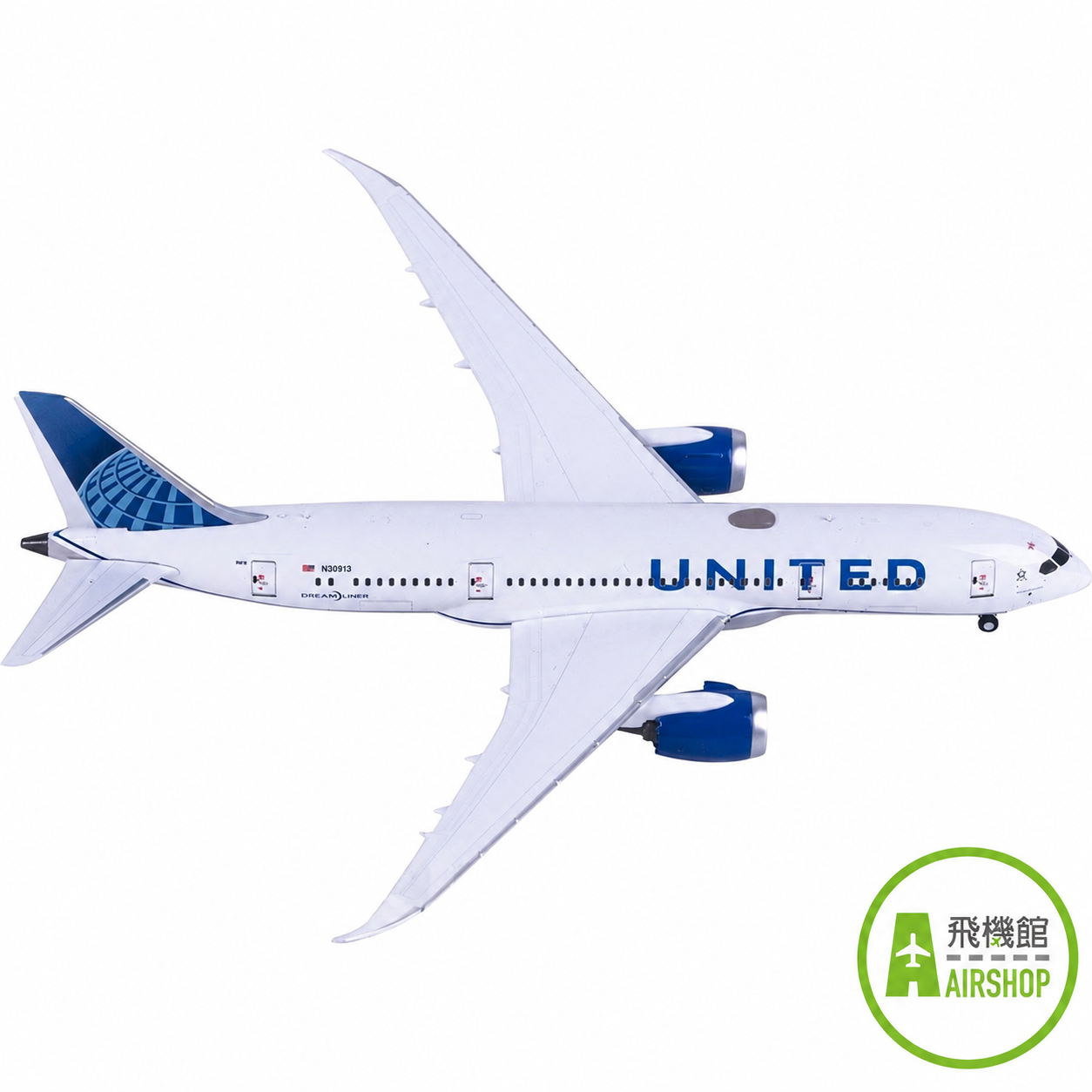 NG model 1/400 聯合航空 波音787-8  N30913 新標準塗裝