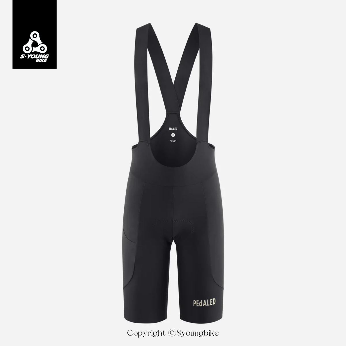 【PEdALED】Element Lightweight Bib Shorts 男吊帶短車褲 / Black