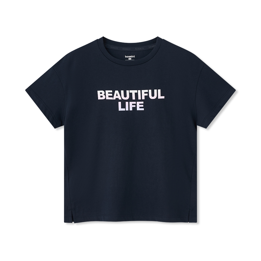 Girls Print Short Sleeves Tee