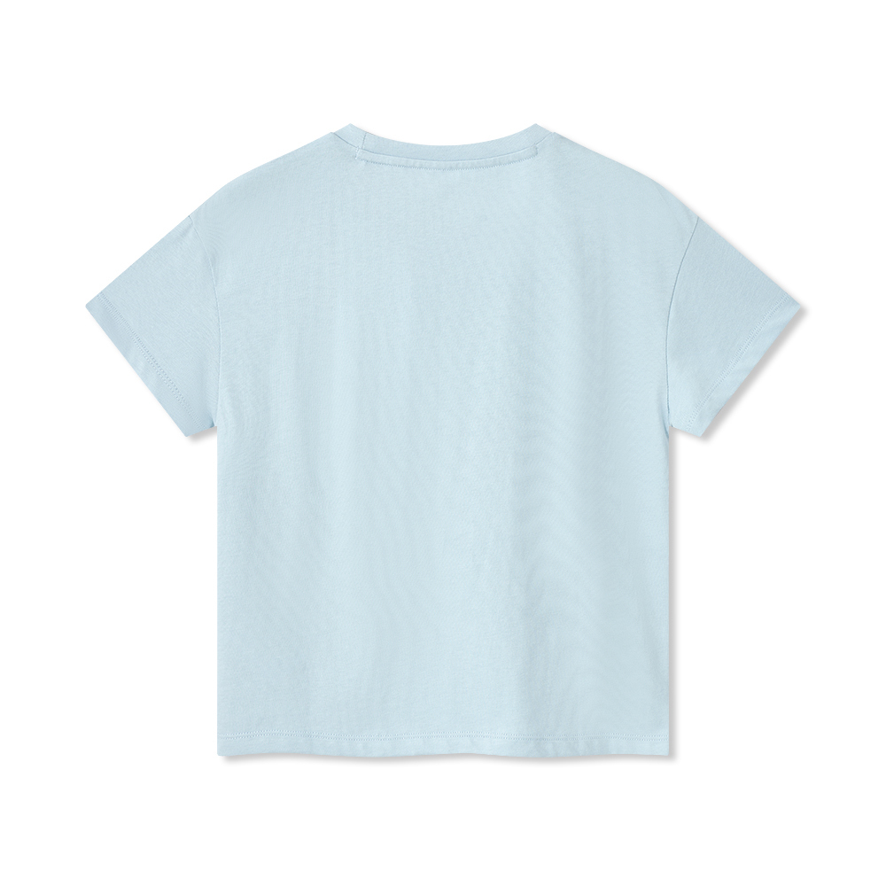 Girls Print Short Sleeves Tee