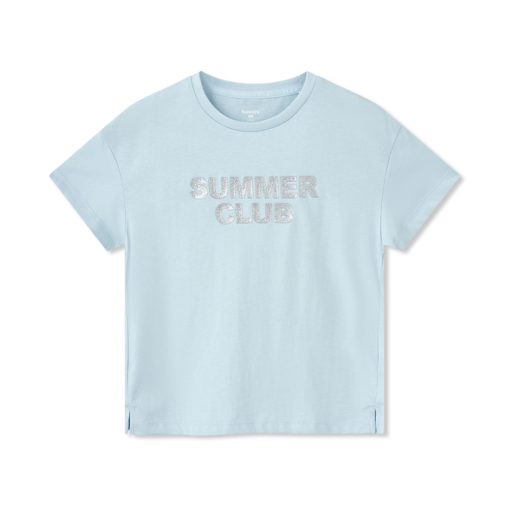 Girls Print Short Sleeves Tee