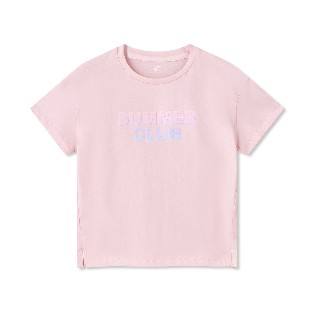Girls Print Short Sleeves Tee