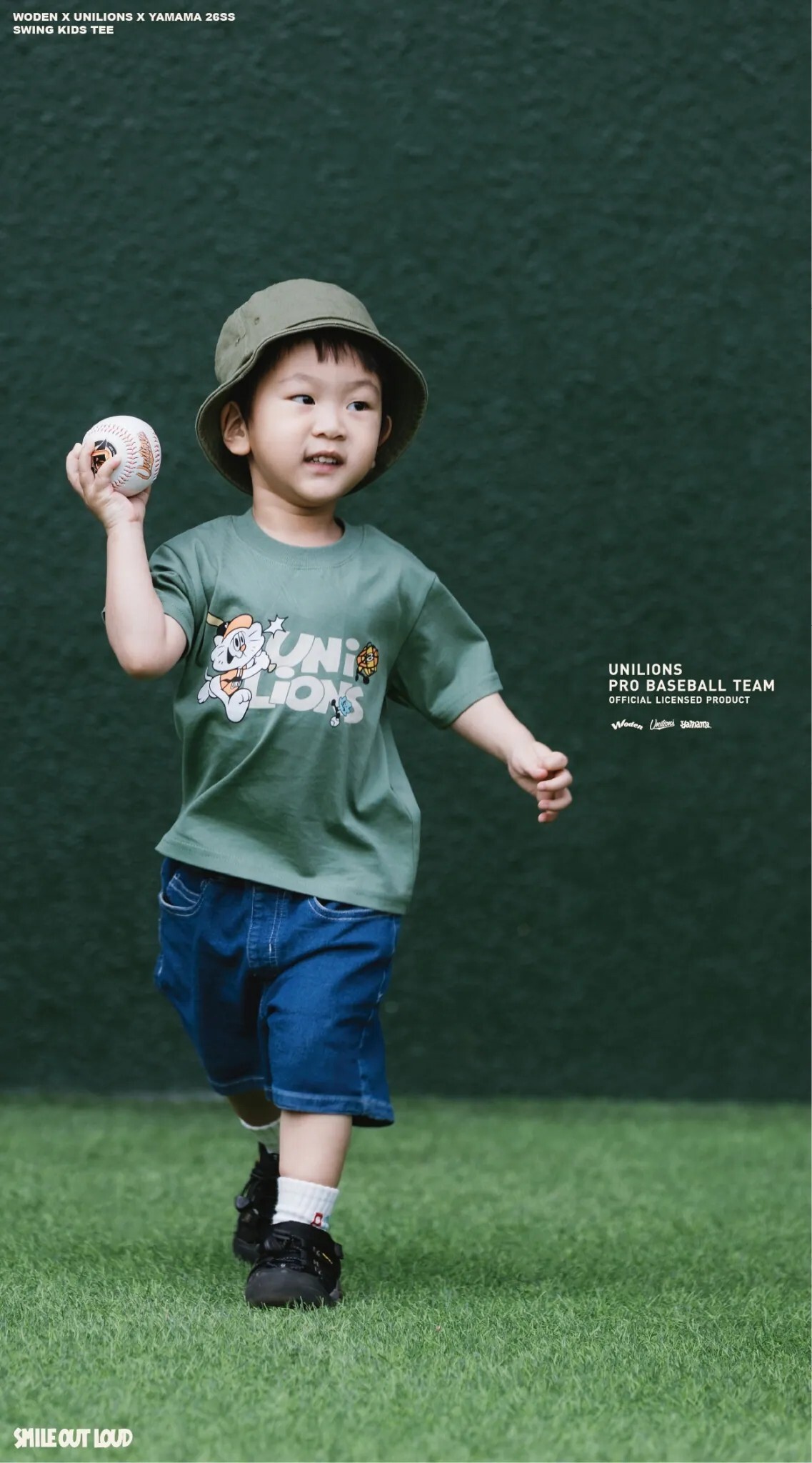 Woden 26SS 013 UIM x YAM Swing kid Tee