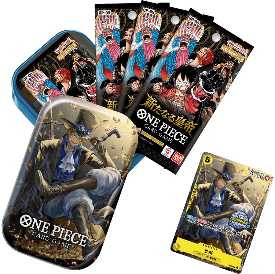 全新現貨 OPCG ONE PIECE CARD GAME 海賊王咭牌遊戲 迷你罐套裝 VOL.1【TS-01】Mini-tin Pack Set VOL.1【TS01】P-073 薩波 Sabo 亞洲限定 ASIA Only 行版