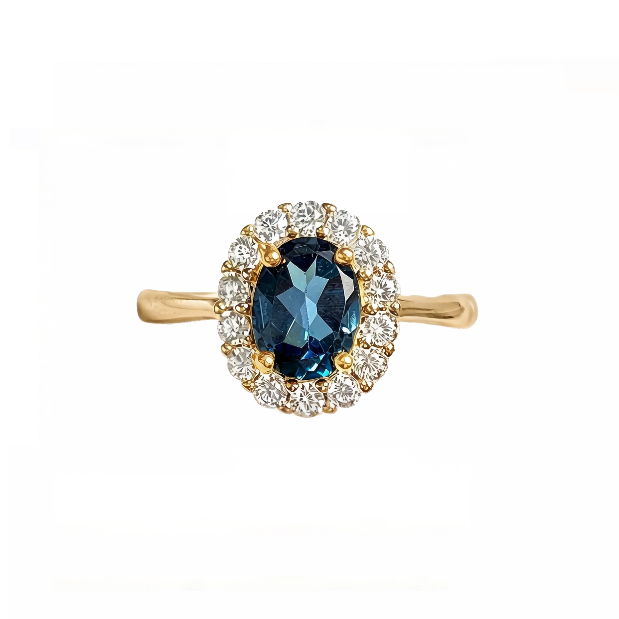 แหวนลอนดอนบลูโทแพซ (London Blue Topaz)
