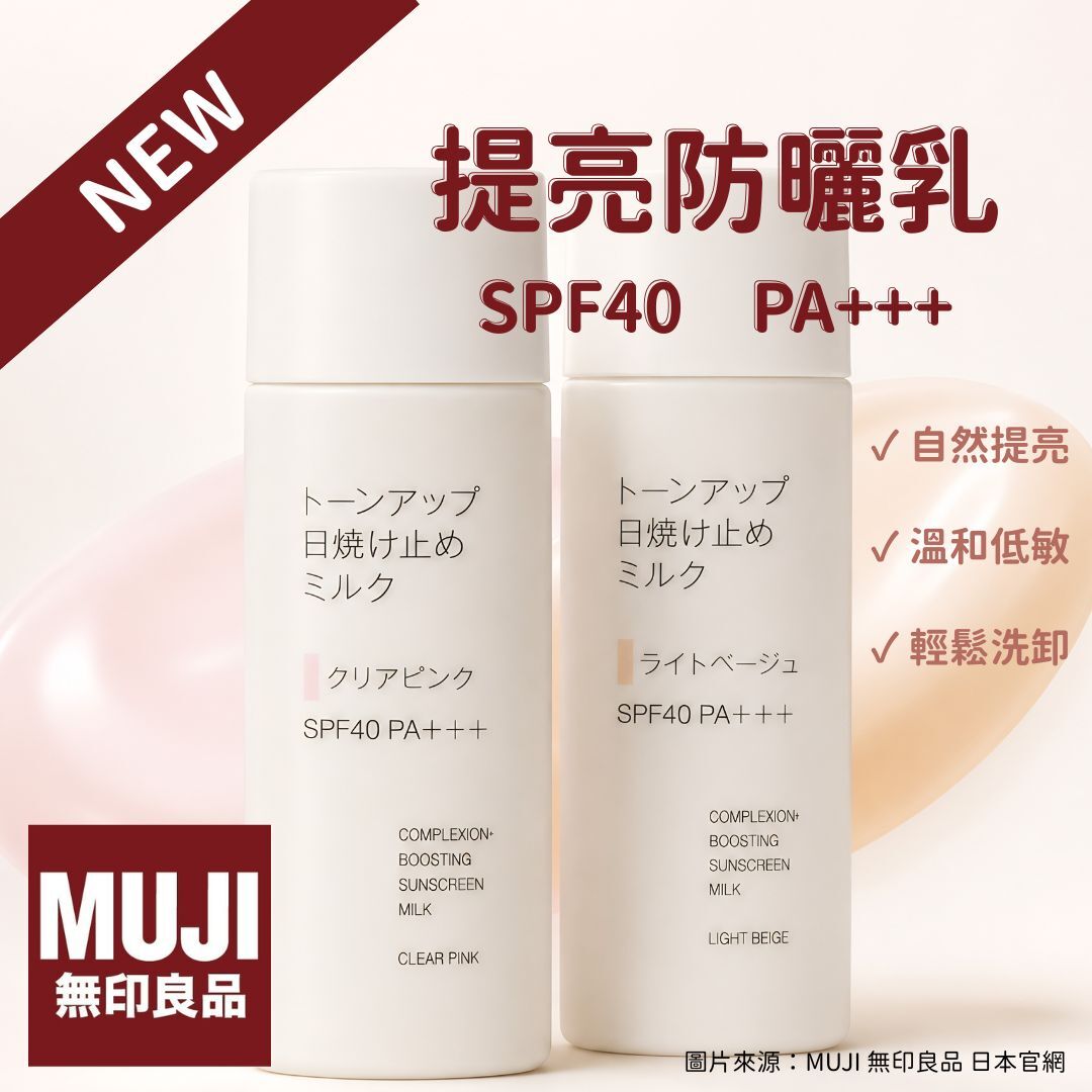 5月日本選品 | MUJI 無印良品 提亮防曬乳