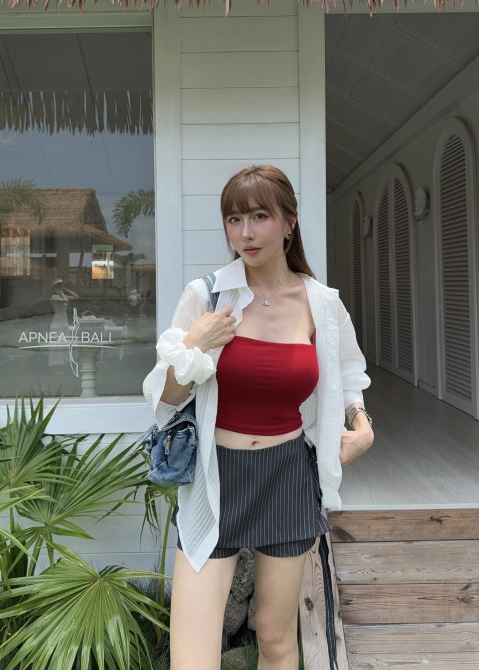 兩件$599-奶油絲雲朵棉胸墊背心